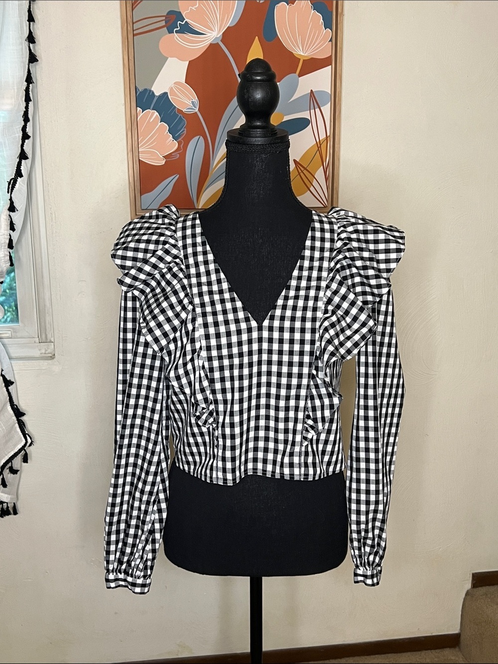 Lovers + Friends x REVOLVE Gingham Rebecca Top⁠ Size XS